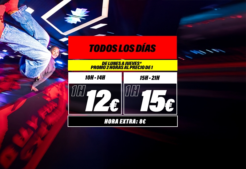 Precios JumpYard Bilbao