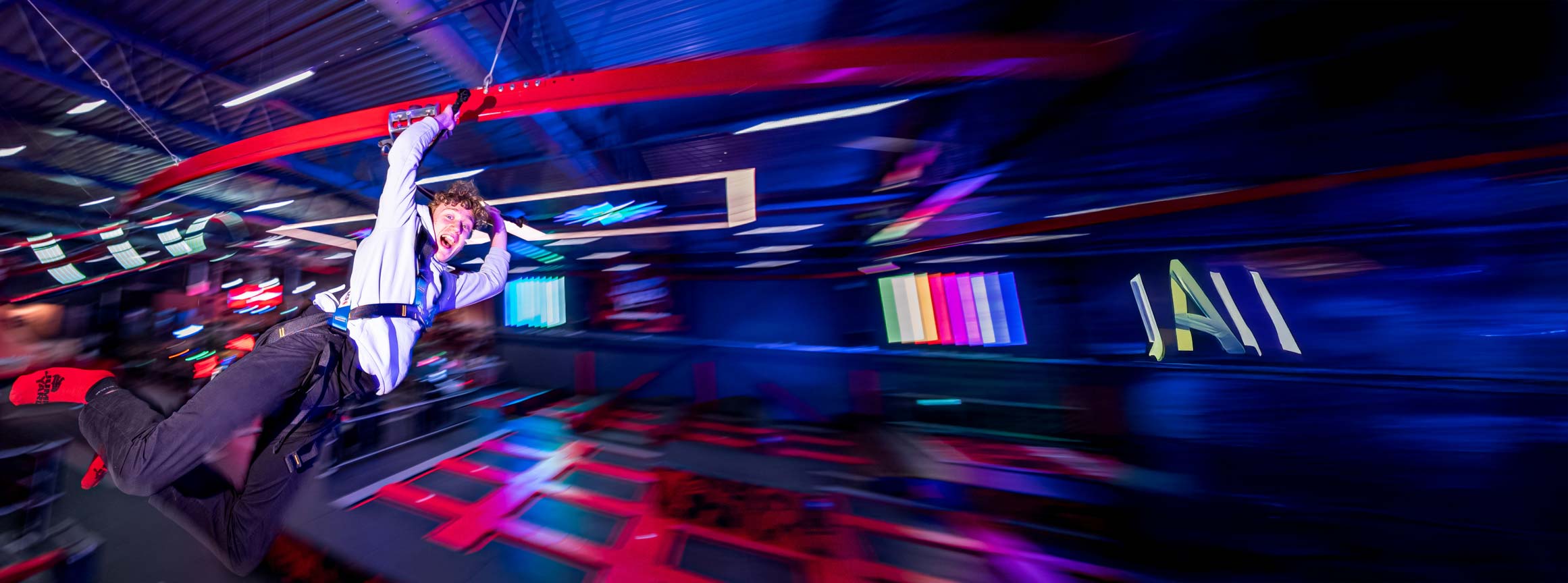 Diversión y adrenalina en el SkyRider de JumpYard Getafe